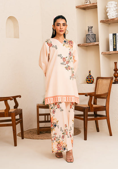 Everyday Comfort  Raymond Cotton Flower Print Co-ord D6160 - kharidari