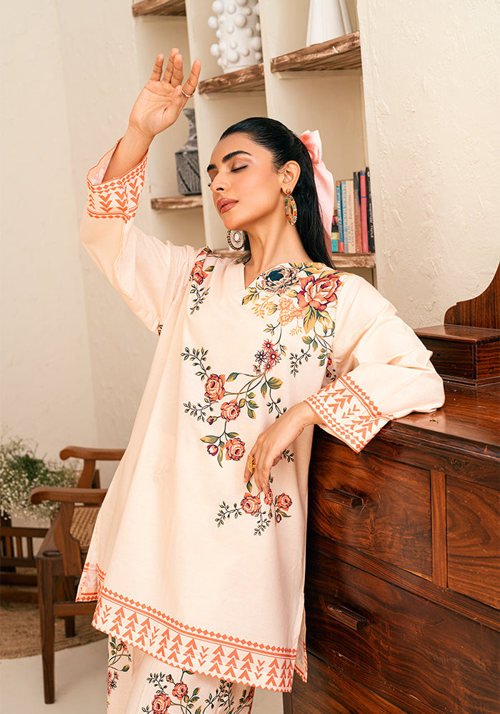 Everyday Comfort  Raymond Cotton Flower Print Co-ord D6160