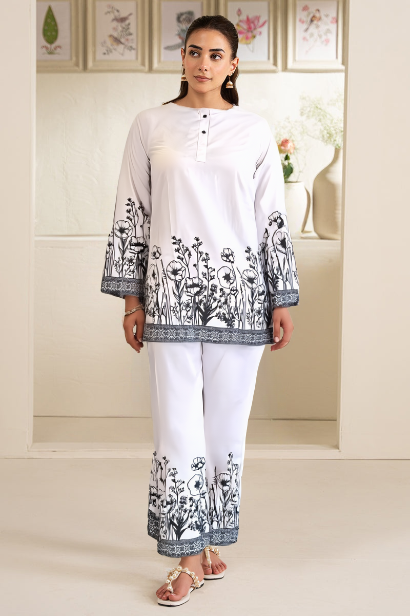Chic & Comfy Raymond Cotton Flower Co-ord  Set