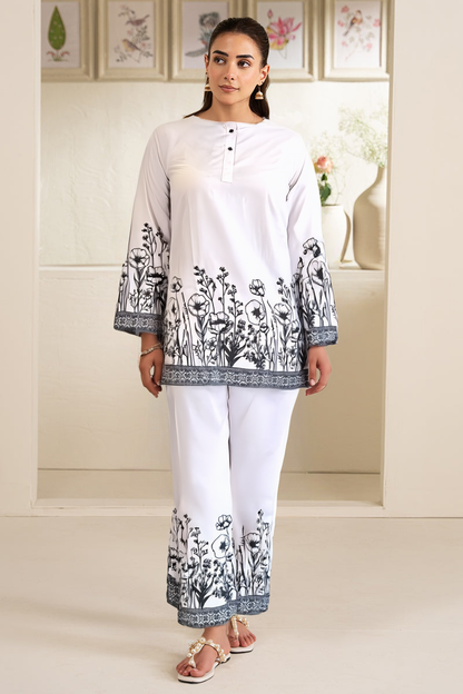 Chic & Comfy Raymond Cotton Flower Co-ord  Set