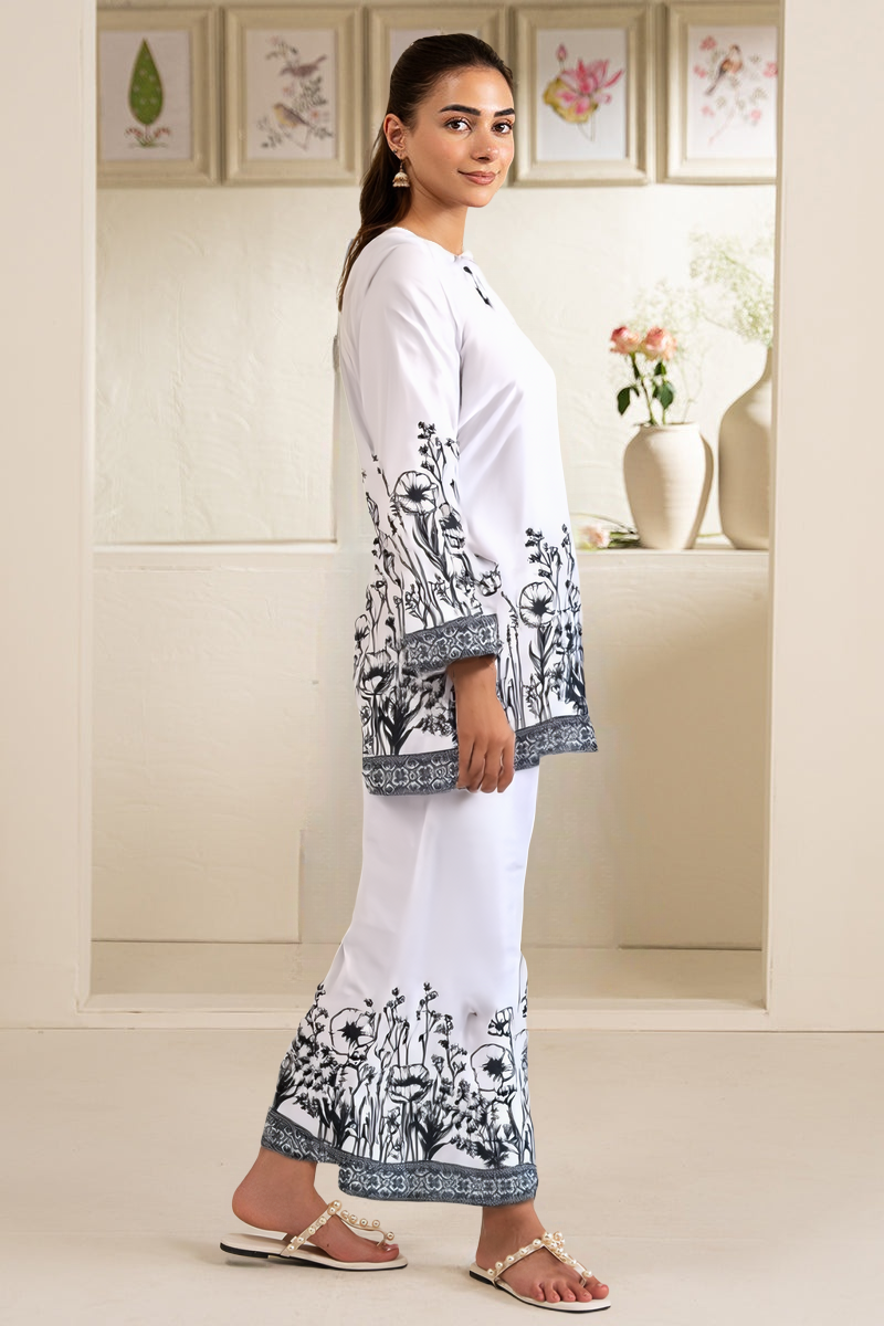 Chic & Comfy Raymond Cotton Flower Co-ord  Set