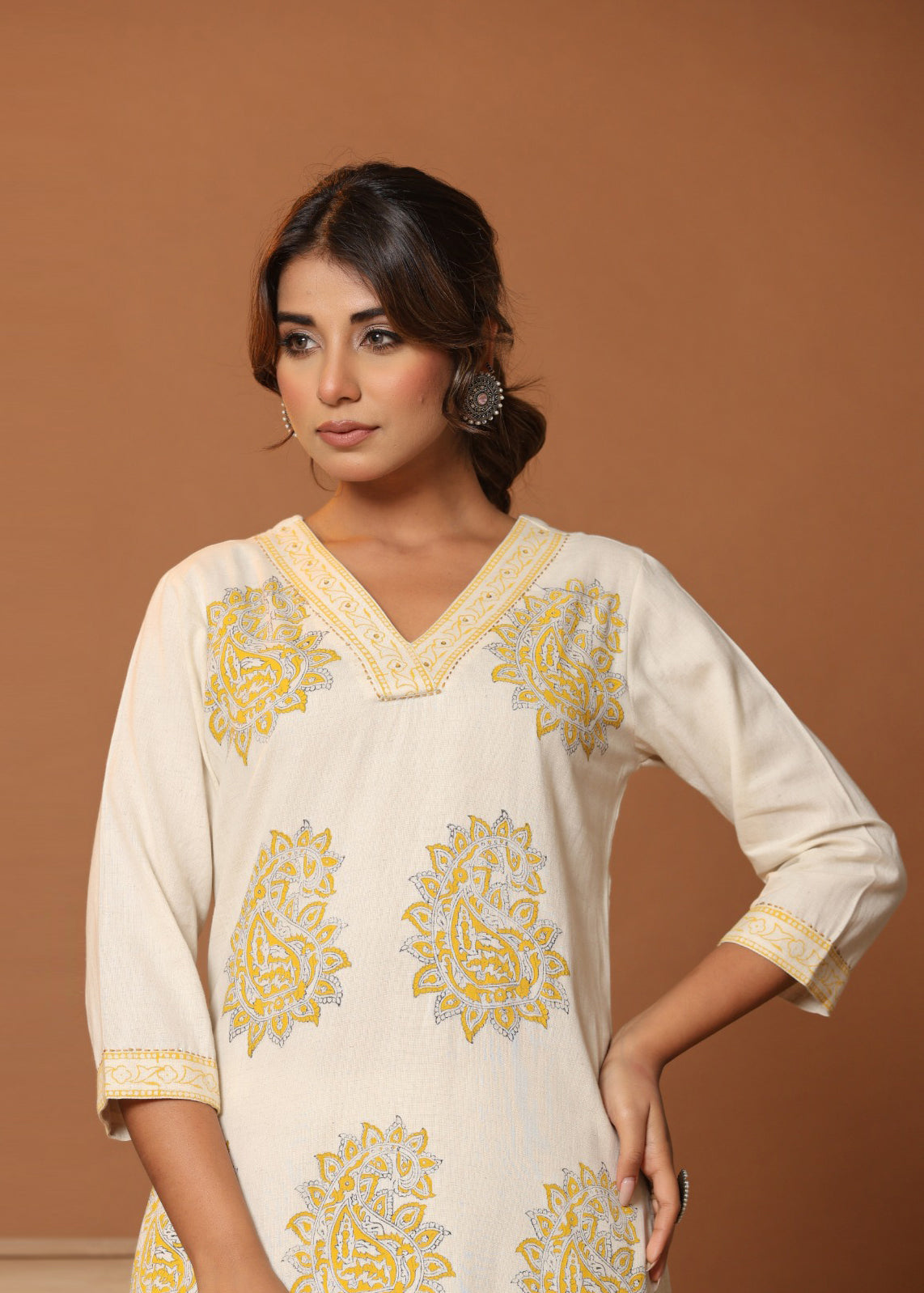 Paisley Play: Light & Lovely Printed Co-ord in Cotton D6253