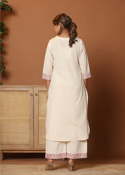 Flora Fancy: Uniquely Printed Co-ord Set for Everyday Chic D6252 - kharidari