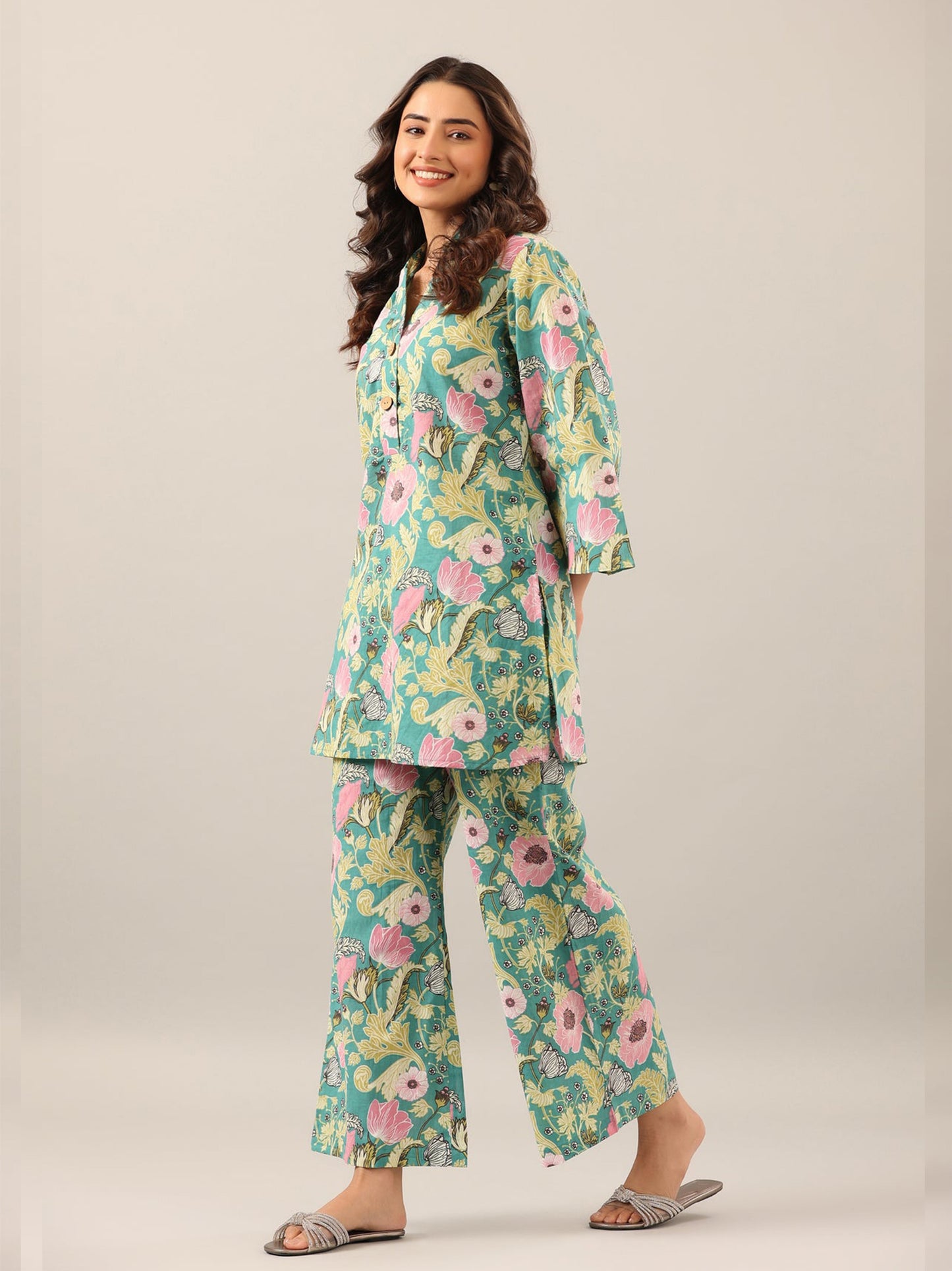 Floral Printed Co-ord Set VT-NK009