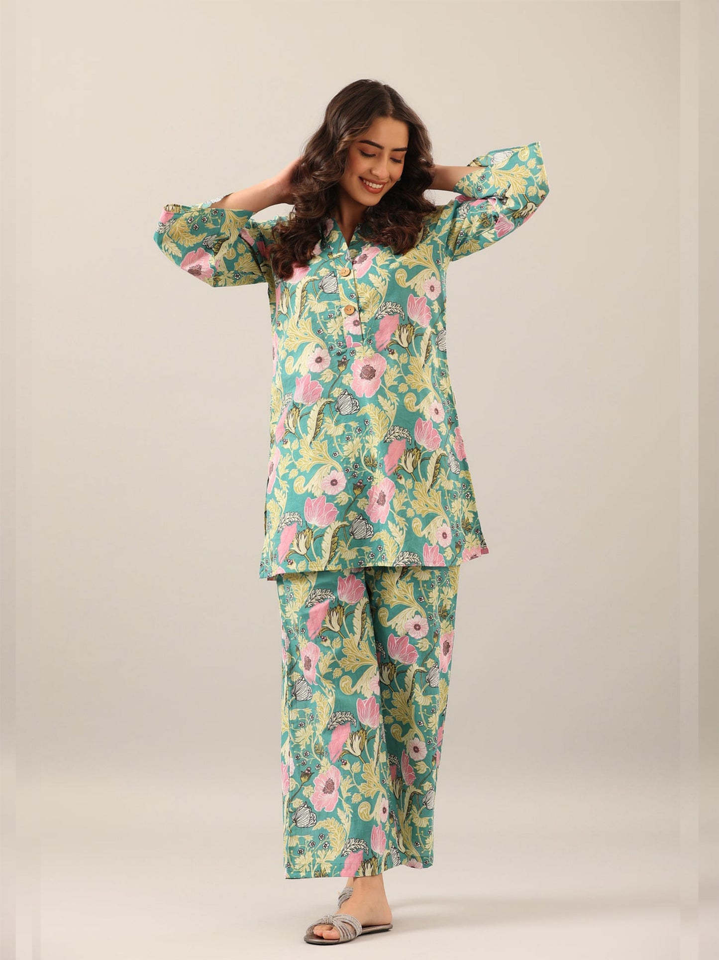 Floral Printed Co-ord Set VT-NK009