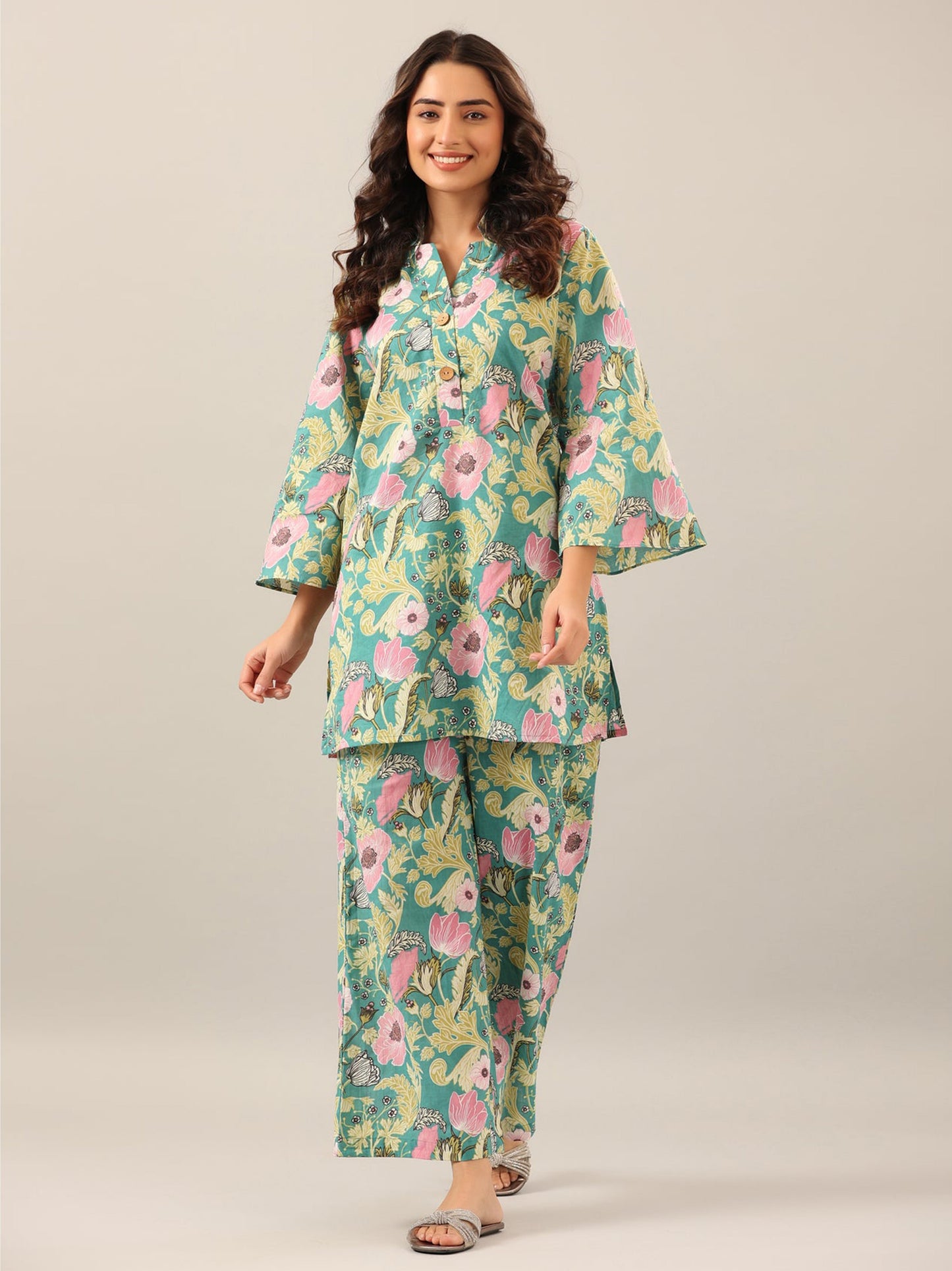 Floral Printed Co-ord Set VT-NK009