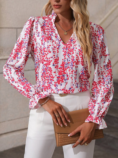 Floral Printed Full Sleeve T-Shirt VT-01163