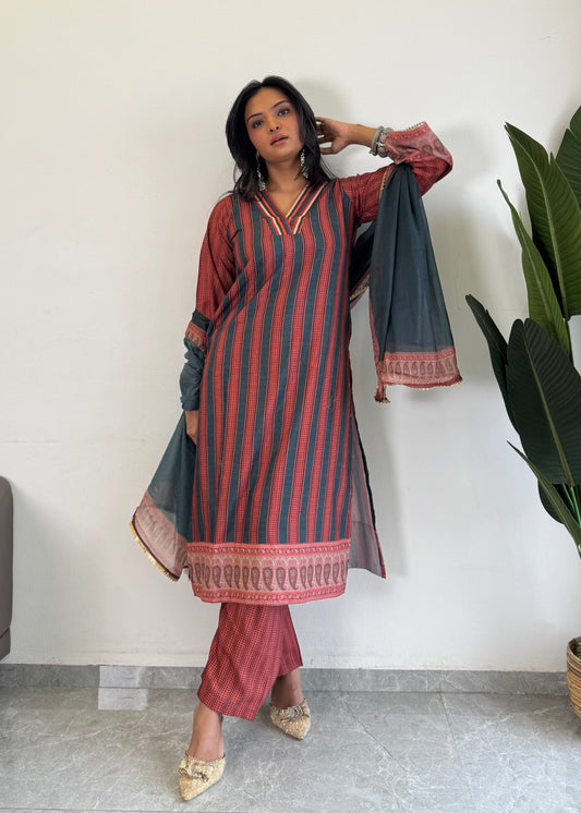 Unmatched Elegance: Premium Suit Set for Distinctive Style D6169 - kharidari