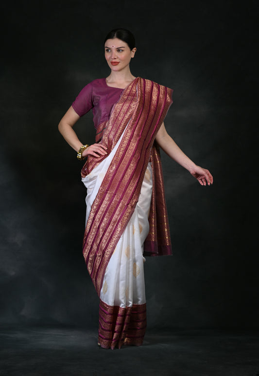 Party wear Banarasi Silk woven Saree