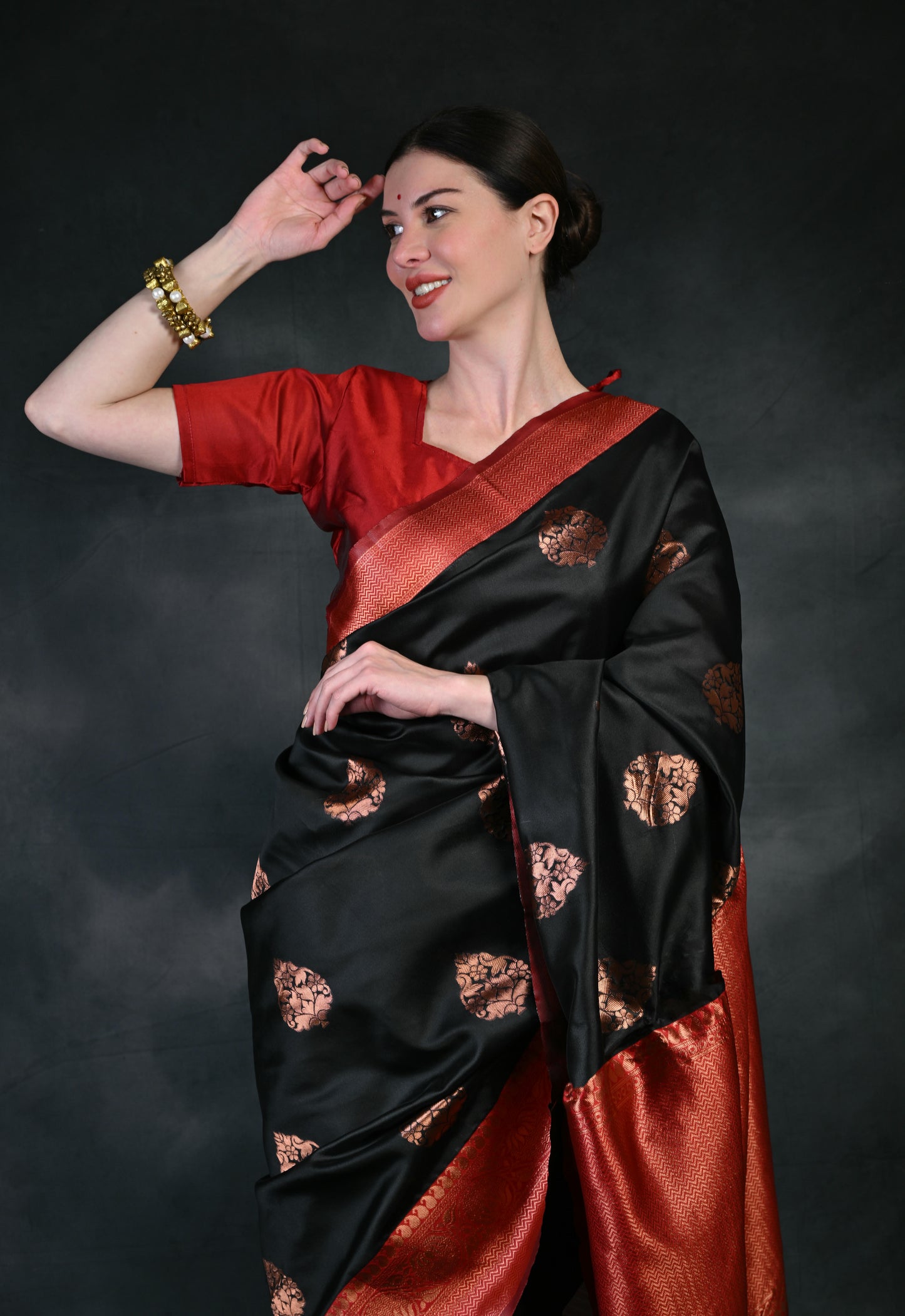 New Stylish Banarasi Silk woven Saree AY5072