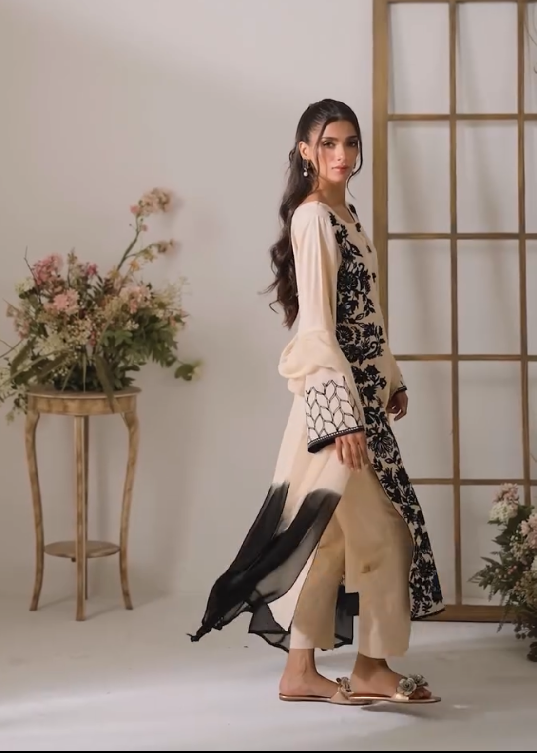 Party Wear Georgette Embroidered Suit Set with Dupatta for Women D6337