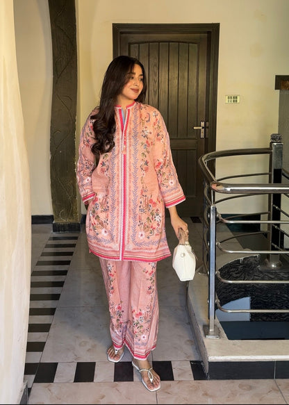 Raymond Cotton Blossom Co-ord Set D6161 - kharidari