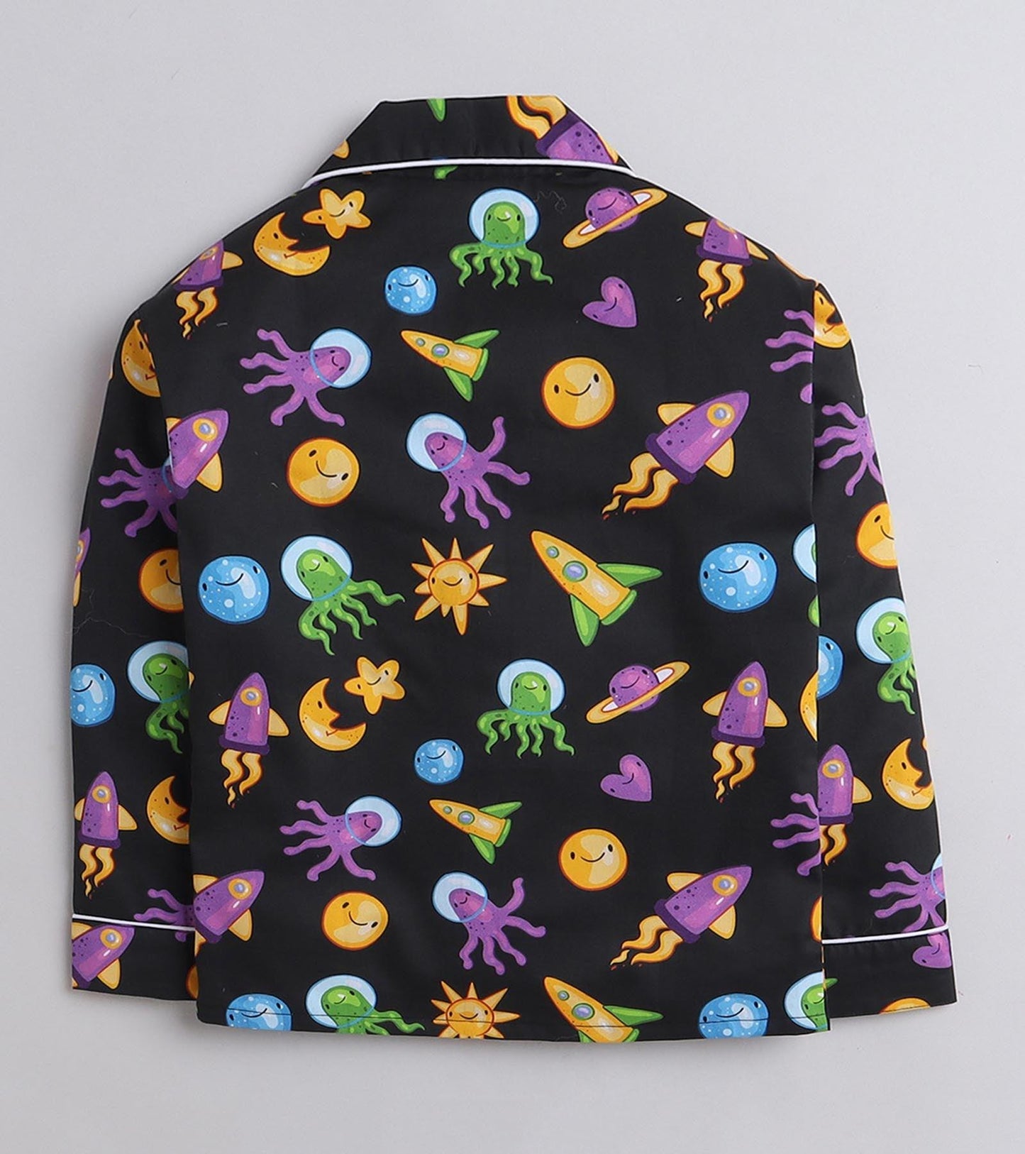 Space Theme printed Night suit For Boys D131