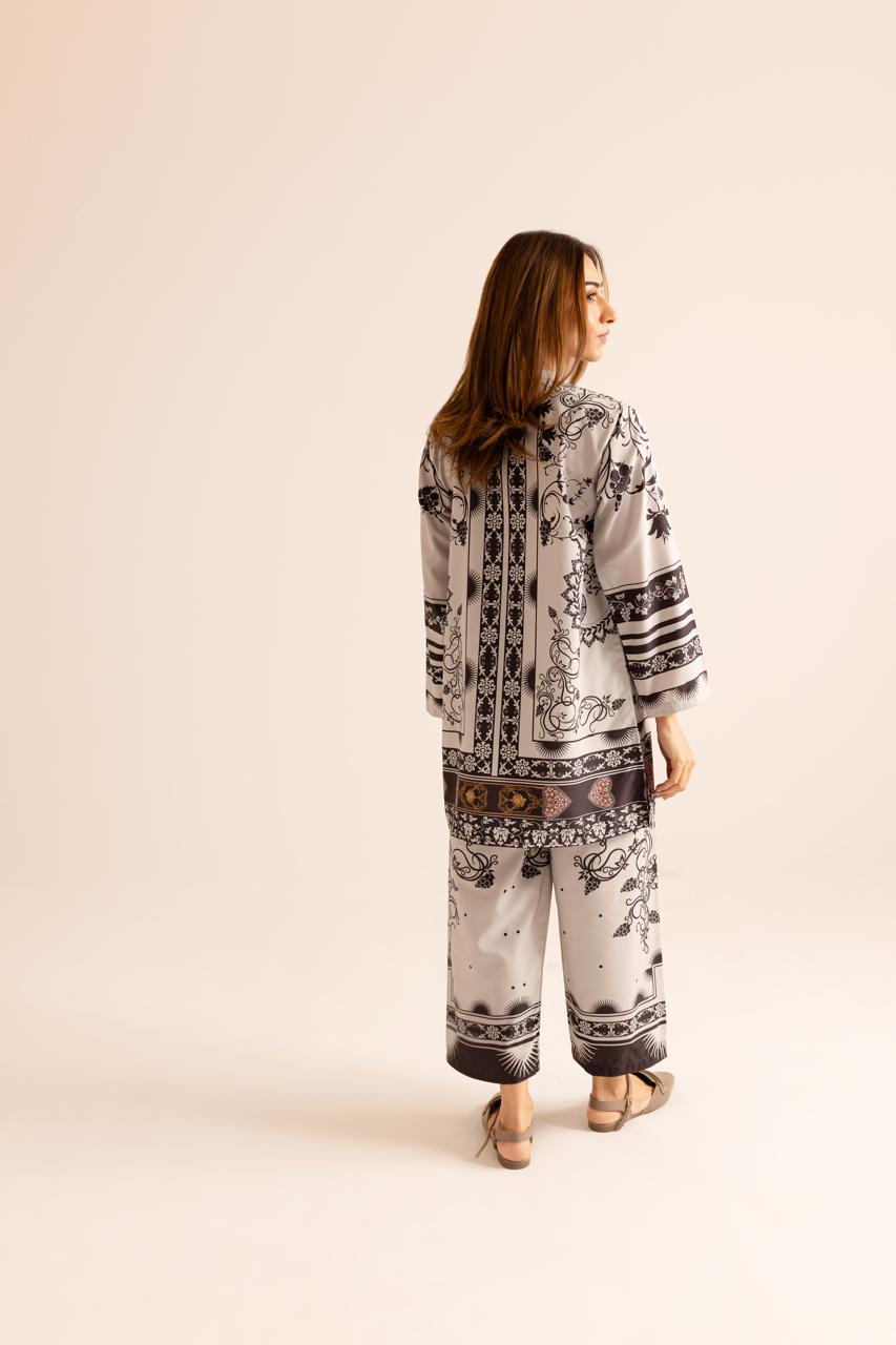 Stylish Printed Polycotton Co-ord Set D6068 - kharidari