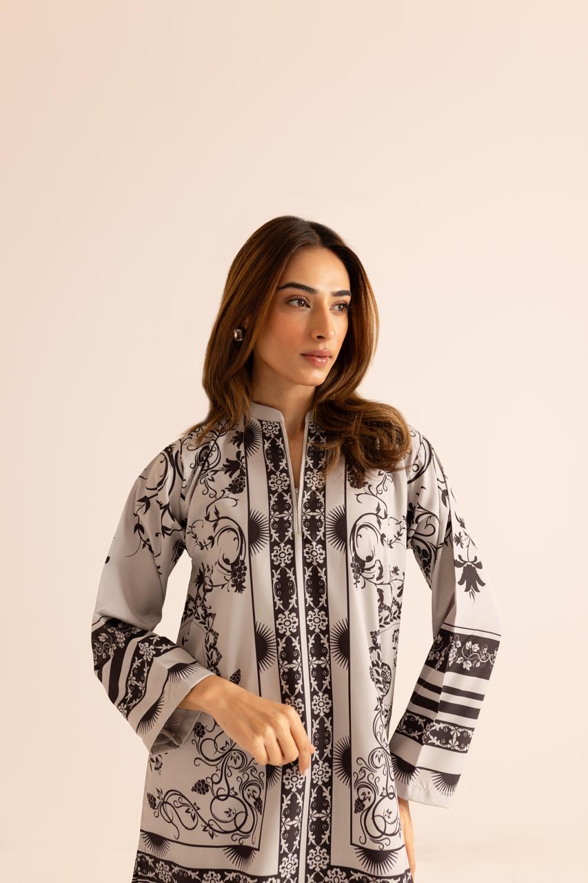 Stylish Printed Polycotton Co-ord Set D6068 - kharidari