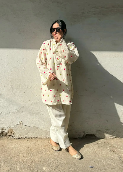 Stylish Fancy Embroidered Co-ord D6182 - kharidari