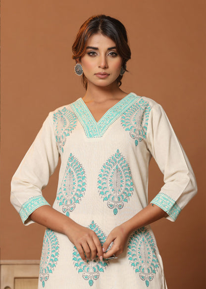 Teal Twist: Chic & Comfy Co-ord Set for Everyday Glam D6250