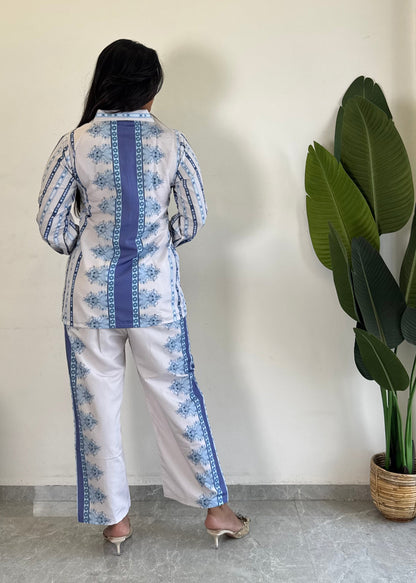 Trendy printed Raymond cotton co-ord set for women