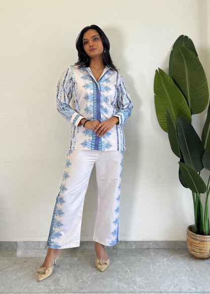 Trendy printed Raymond cotton co-ord set for women