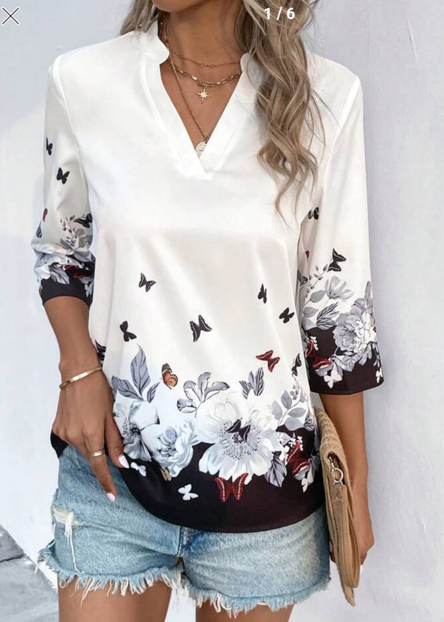 Womens Printed Party wear T-Shirt D1903
