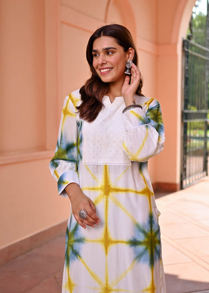 Unique clamp pattern Printed Suit set  D6117