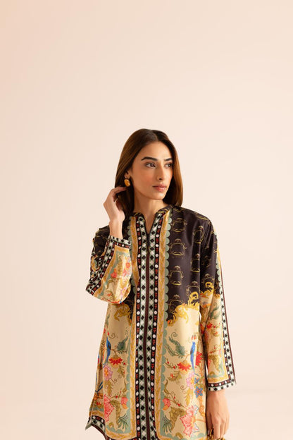 Unique Stylish Poly Cotton Co-ord Set – D6047