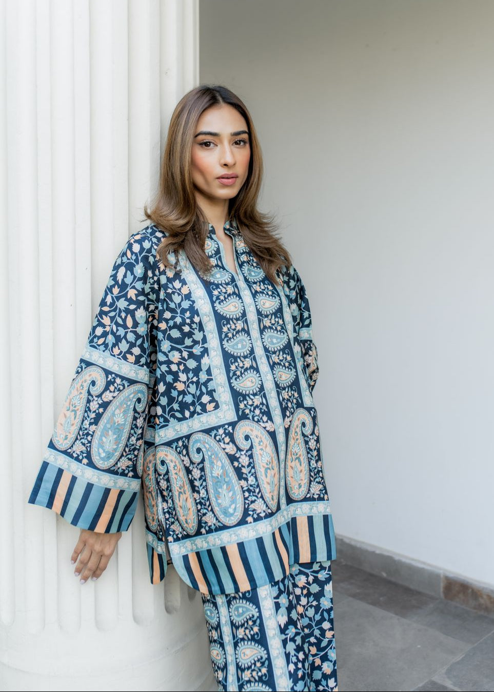 Vibe Check Printed Co-ord Set D6196  Slay in Style - kharidari