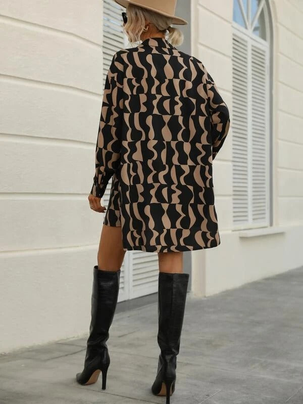 Womens Trendy Allover Print Two Piece Co-Ord VT-01128 - kharidari