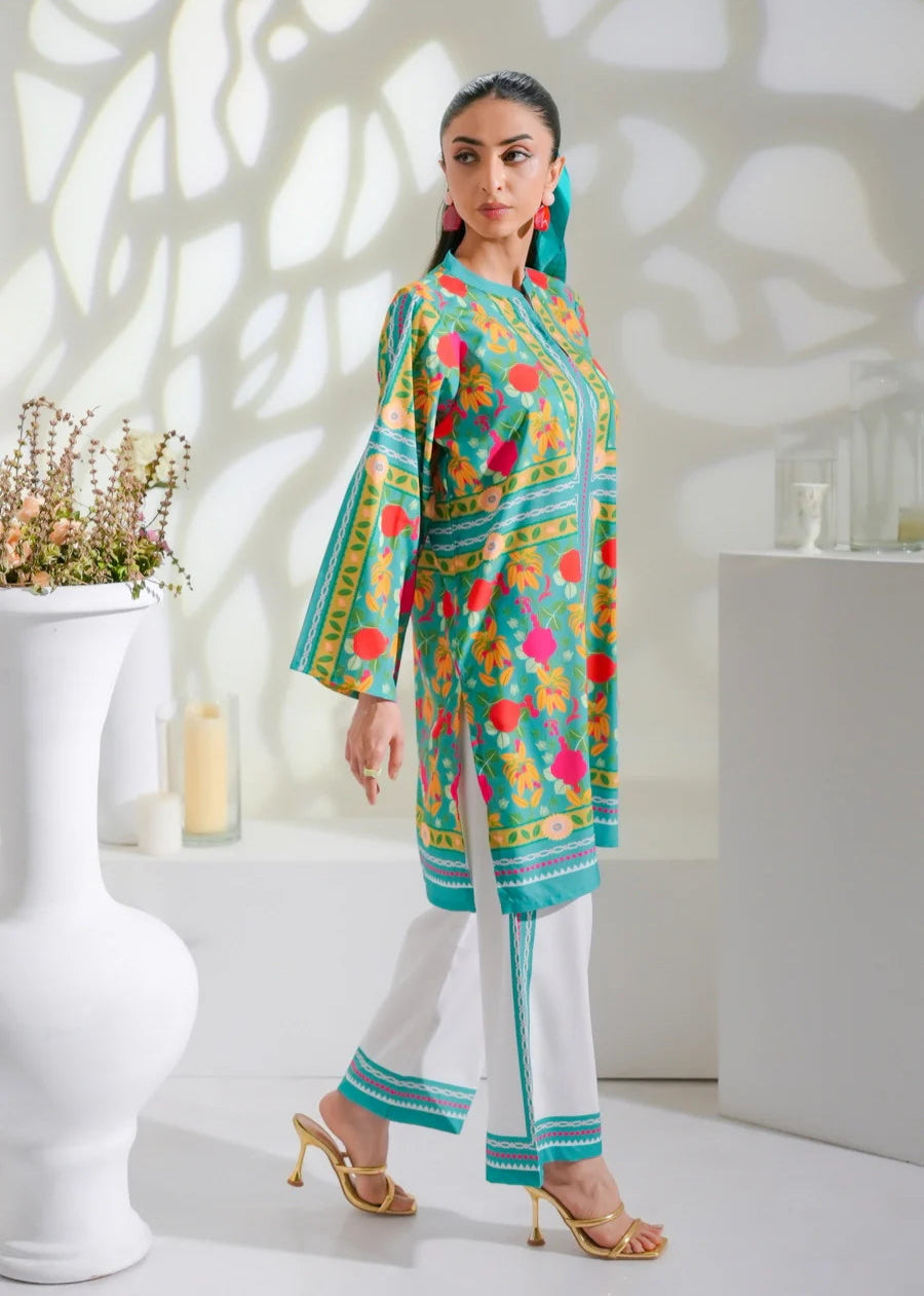 Women's Trendy Printed Co-ord Set D6195 - kharidari