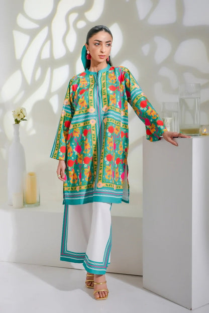 Women's Trendy Printed Co-ord Set D6195 - kharidari